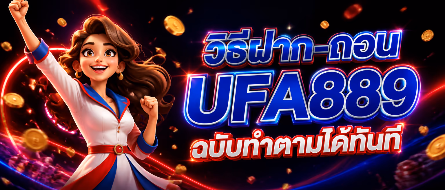 วิธีฝาก-ถอน UFA889 ฉบับทำตามได้ทันที